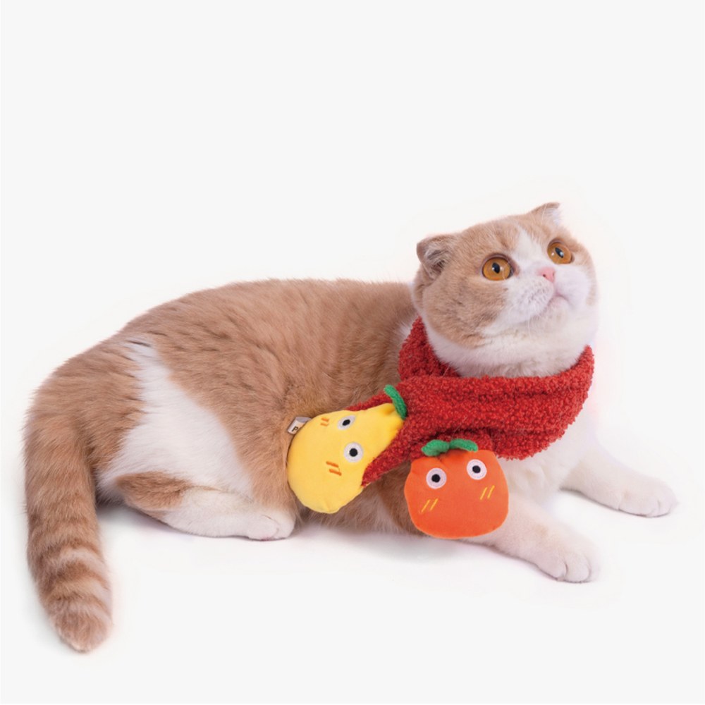 大桔大梨寵物圍巾